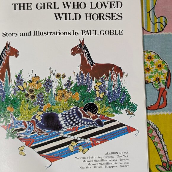 The Girl Who Loved Wild Horses | Vintage Children's Book - Picture 3 of 10